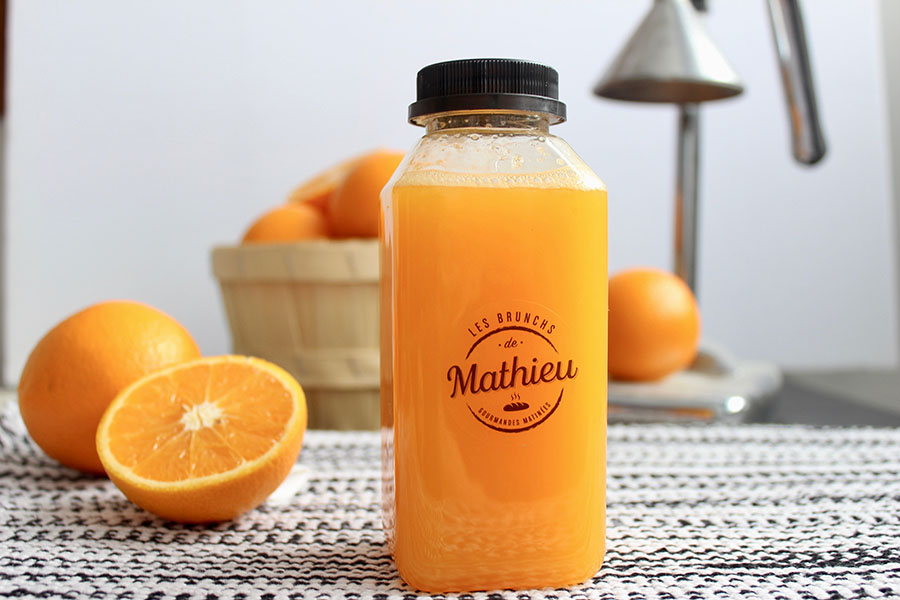 Le jus d'orange frais pressé - Les Brunchs de Mathieu